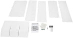 48 Slot Mail Sorter Organizer, Wood Literature Organizer Student Mailbox for Classroom, Desktop File Paper Storage Rack for Office Home School - 31.5" L×12”W×37.8“H (White, 48-Compartment) - Image 7