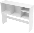 Desk Organizer Desk Shelf Desktop Hutch Desktop Shelf Countertop Hutch Countertop Bookshelf for Home Office Dorm Wood (37x9.5x28.7in) - Image 6