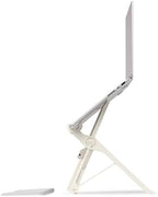 Roost V3 Plus - Ultra Portable and Adjustable Laptop Stand - Quick-Release Height Adjustment, 5 to 14 inch Screen Lift, Patented Rigid Folding Structure and Self-Adjustings Laptop Grips | Dune Color by Roost+Industries+Corp.+%28RP10N%29
