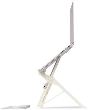 Roost V3 Plus - Ultra Portable and Adjustable Laptop Stand - Quick-Release Height Adjustment, 5 to 14 inch Screen Lift, Patented Rigid Folding Structure and Self-Adjustings Laptop Grips | Dune Color by Roost+Industries+Corp.+%28RP10N%29