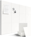 Fluxynara Felt Bulletin Board & Cork Board Alternative, Milky White by FLUXYNARA