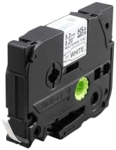 Brother HSe211E 5.28mm (0.2in) Black on White 3:1 Heat Shrink Tube - Image 4