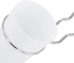 JAPCHET 20 Sets Ring Style Pegboard Cups with Hooks, White Pegboard Cups with Rings, Peg Board Cup Holder for Organizing Accessories Tools, Ideal for Garage Workshop Workbench Office - Image 3