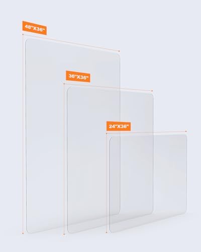 Clear PVC Mat 3x4ft, 2mm Thick Soft Vinyl Mat for Countertop, Table or Hard Floor, Scratch-Resistant, Waterproof, Easy to Clean, High-Resilience（36x48 inch - Image 2