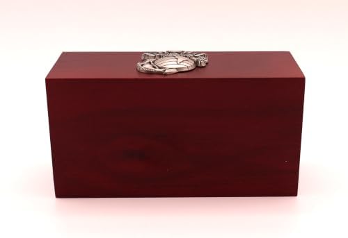 Indiana Metal Craft Business Card Holder Made in USA (Pewter EGA Emblem) - Image 4