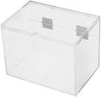 Index Card Box with Hinged Lid and Sign Slot Acrylic by OHPHCALL