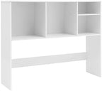 Desk Organizer Desk Shelf Desktop Hutch Desktop Shelf Countertop Hutch Countertop Bookshelf for Home Office Dorm Wood (37x9.5x28.7in) by Oiveinya
