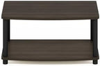 Furinno Turn-N-Tube 2-Tier Printer Table with Storage, Under Desk Printer Stand, Toolless Assembly, for CPU, Work Supplies, Home Office, Dark Brown - Image 7
