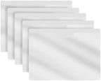 Frosted Clear Plastic Folders with Closed Sides, Doctor Stuff, Letter Size, Clear Front Top Loading Job Jacket, Documents Holder for Office, High School and Medical Files, Pack of 50 by DoctorStuff