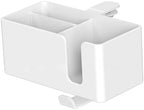 4 in 1 Desk Cup Holder Phone Pen Storage Box Hook Desktop Organizer for Headphones and Mugs, White - Image 7