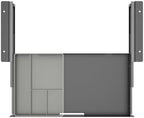 Under Desk Slide Out Pencil Drawer, Storage Organizer 15 Inch Wide, Ball-Bearing Slides, Black (8x14.4 Inch) (Pack of 2) - Image 5