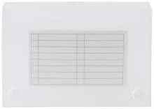 Filexec Products, Universial Case, 3"x5", 5-Tabs Removable, Clear, Pack of 12 (50605-20233) by FilexecProducts