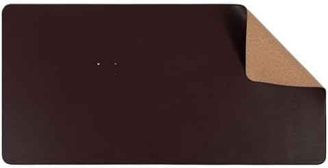 Large Cork and Leather Mouse pad/Desk mat for Office, Computer, and Gaming use; Stain-Resistant and wear-Resistant(G,90 * 40cm) by Unknown