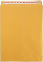 JAM PAPER 12 x 15 1/2 Open End Catalog Recycled Envelopes with Peel and Seal Closure - Brown Kraft - Bulk 250/Box by JAMPaper