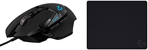 Logitech G502 Hero Wired Gaming Mouse + G440 Hard Gaming Mouse Pad Bundle - Black by LogitechG