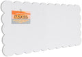 Scalloped Bulletin Board 35x17.5 inches, Decorative Felt Pin Board for Wall by Lightomorrow