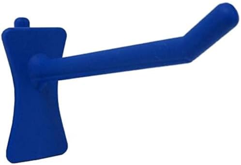 PegPro® 2" Hooks Kit for Standard “Wood Fiber” pegboard – Durable Plastic Pegboard Hooks - for Garage, Kitchen, Craft Room, and More (2" Hook - 24 Pack, Blue) by PegPro%C2%AE