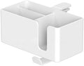 4 in 1 Desk Cup Holder Phone Pen Storage Box Desktop Organizer Headphone Hanger for Pencils, White by Unknown