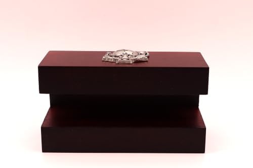 Indiana Metal Craft Business Card Holder Made in USA (Pewter EGA Emblem) - Image 3