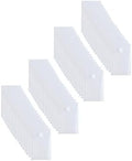 Small Vertical 3x5 Plastic Envelopes File Folder 80 Pack, Clear by YESSART