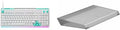 G512 X 98 Hot-Swappable TMR Analog & Mechanical Gaming Keyboard (Tactile) + Wrist Rest Bundle - White by Unknown