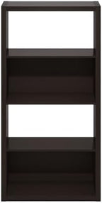 Furinno Viola 4-Tier Book Shelf, Extra Thick Frame Bookshelf, Dark Oak - Image 7