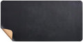 Double-Sided Cork Leather Desk Mat Office Mouse Pad(Black,100x50cm) by Unknown