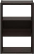 Furinno Viola 3-Tier Book Shelf, Extra Thick Frame Bookshelf, Dark Oak - Image 6