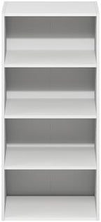 Furinno Basic Book Shelf, 4-Tier Bookcase with Open Shelf, Bookshelf, Cube Storage Organizer, 11 x 17 x 35, for Living Room, Bedroom, Home Office, White - Image 6
