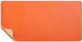 Double-Sided Cork Leather Desk Mat Office Mouse Pad(Orange,90x45cm) by Unknown