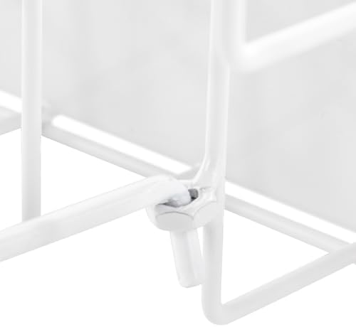 6-Tier Desktop Magazine Rack, Foldable Holder Organizer with Sign Channel for Home, Office, Retail Store - Sturdy Iron Metal Standing Display Shelf for Brochures, Books, Newspapers - Image 7