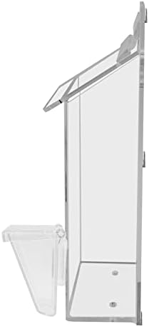 Marketing Holders 6 Pack Magnetic Brochure Box and Card Bin with Lid Metal Mount Outdoor Caddy Holds 4" x 6" Printed Postcards and 3.5" x 2" Cards with Take One Sticker Hangs On Smooth Surfaces - Image 6
