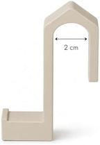 Bunk Bed Hooks for Dorm Room, Over Bed Storage Hooks for Backpack & Accessories, 5 Pack (Grey) - Image 2