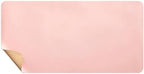 Double-Sided Cork Leather Desk Mat Office Mouse Pad(Pink,120x60cm) by Unknown