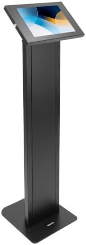 Mount-It! Anti-Theft iPad Floor Stand, Locking Kiosk Enclosure, Black by Mount-It