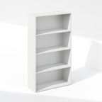 Furinno Reed Closet Organizers and Storage, 4-Tier Closet Organizer, Open Shelf Closet Storage, for Wardrobe, Bedroom, Living Room, White - Image 3