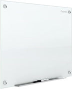 Quartet Dry Erase Board, Glass Whiteboard 96"W x 48"H, Non-Magnetic, Infinity, White (G9648NMW) - Image 3
