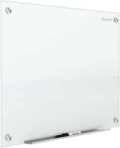 Quartet Dry Erase Board, Glass Whiteboard 96"W x 48"H, Non-Magnetic, Infinity, White (G9648NMW) - Image 3