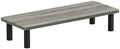 Pemberly Row Turn-N-Tube Engineered Wood Monitor Riser Stand, French Oak Gray/Black Finish, 23.62" W, Sturdy and Simple Design, Ideal for Office or Home Use by PEMBERLYROW
