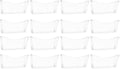 EASEPRES 16 Pack Clear Single Pocket Hanging File Organizer, Plastic Wall Mount Paper Mails Magazines Holder, Mounted Folder Bins for Office, School and Home, 13.85x3.14x6.88 inches by EASEPRES