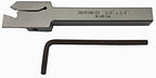 1/2" 3/8" Indexable Lathe Grooving Parting Holder with 10 Pieces GTN- SP200 Heavy Duty Nickel Plated ZQ1212R02 Right -Hand Cut Off Tool Carbide Inserts (3/8" ZQ1010R02 with 10pcs Inserts) - Image 6