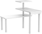 JayRex 3-Tier Bathroom Countertop Corner Shelf Organizer, White - Image 5