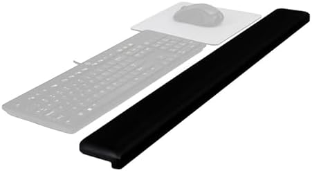 3M Gel Wrist Rest for Standing Desks, Wraps Around Edge of Desk for Comfort, Non-Slip Back Stays in Place (WR200B) by Unknown