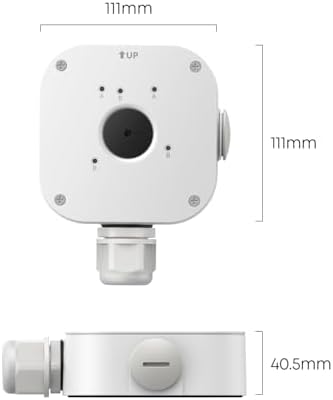 eufy Outdoor Junction Box (T870A), Weatherproof Metal Cable Management Enclosure for All eufy PoE Cameras, Protect Connectors, Discreet Installation, Easy Mount - Image 4