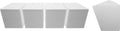 (800) White Heavy Duty 30mil Narrow CD Jewel Box Divider Cards - 4-7/8" x 6-3/4" - #CDNS68NWH30 by SquareDealRecordingsSupplies