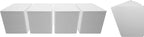 (800) White Heavy Duty 30mil Narrow CD Jewel Box Divider Cards - 4-7/8" x 6-3/4" - #CDNS68NWH30 by SquareDealRecordingsSupplies