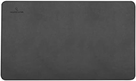 Gallaway Leather Desk Mat,Desk Writing Pad - Office Desk Pad, Medium 24" x 14" Gray, Desk Mats on Top of Desks, Gift Ready Elegant Computer Desk Mat Desk Cover Desk Pad Protector PU Leather - Image 4