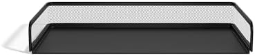 TRU RED Side-Load Stackable Metal Letter Tray, Matte Black, 2-Pack - Image 4