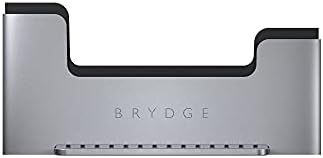 Brydge MacBook Laptop Dock | Vertical Docking Station Compatible with 13-inch MacBook Pro with Touch Bar (2016-2021), 2 x Thunderbolt™ 3 Ports - Image 4