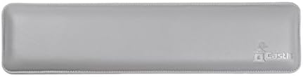 Bailey Full Size by Castle - Leather Ergonomic Computer Wrist Rest Pad for Keyboards with Around 104 Keys - Firm Keyboard Wrist Support for Typists, Gaming, and Heavy Office Use (Stone, Full Size) - Image 3